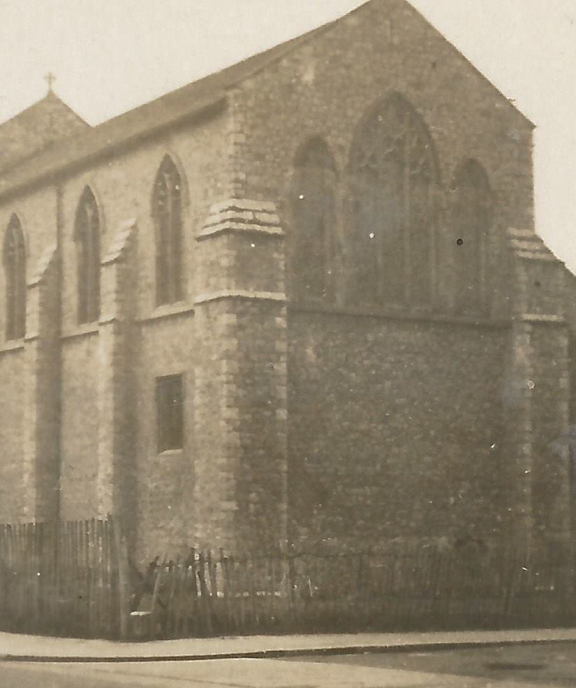 St Augustines Church Gillingham - Historic gable end